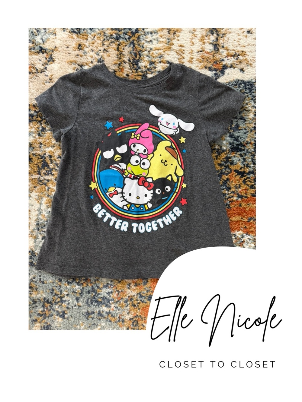 Charms 'Better Together' Short Sleeve Tee - Dark Gray